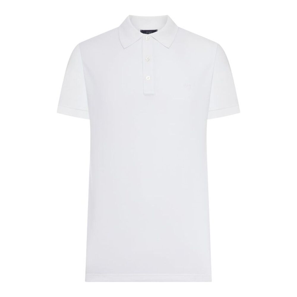 Fay Archive Men Cotton Piquet Polo Shirt